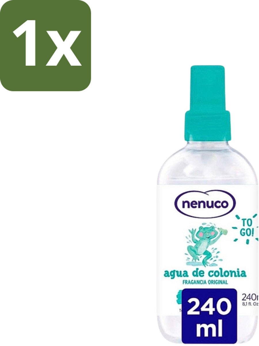 1 x Nenuco - Cologne - Eau de Cologne - Originele Geur - Sprayflacon - 240 ml - Nenuco Cologne - Eau De Cologne - Originele Geur - Frisse Geur - Baby Cologne