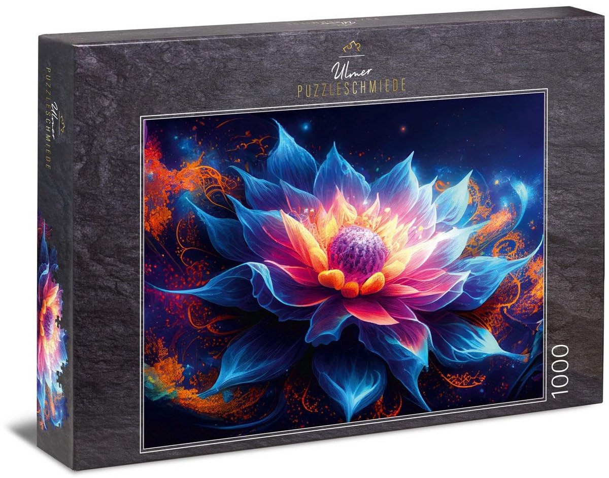 Solidchoice - Puzzel Lotus Nova - 1000 Stukken met Fantastische Lotusbloem
