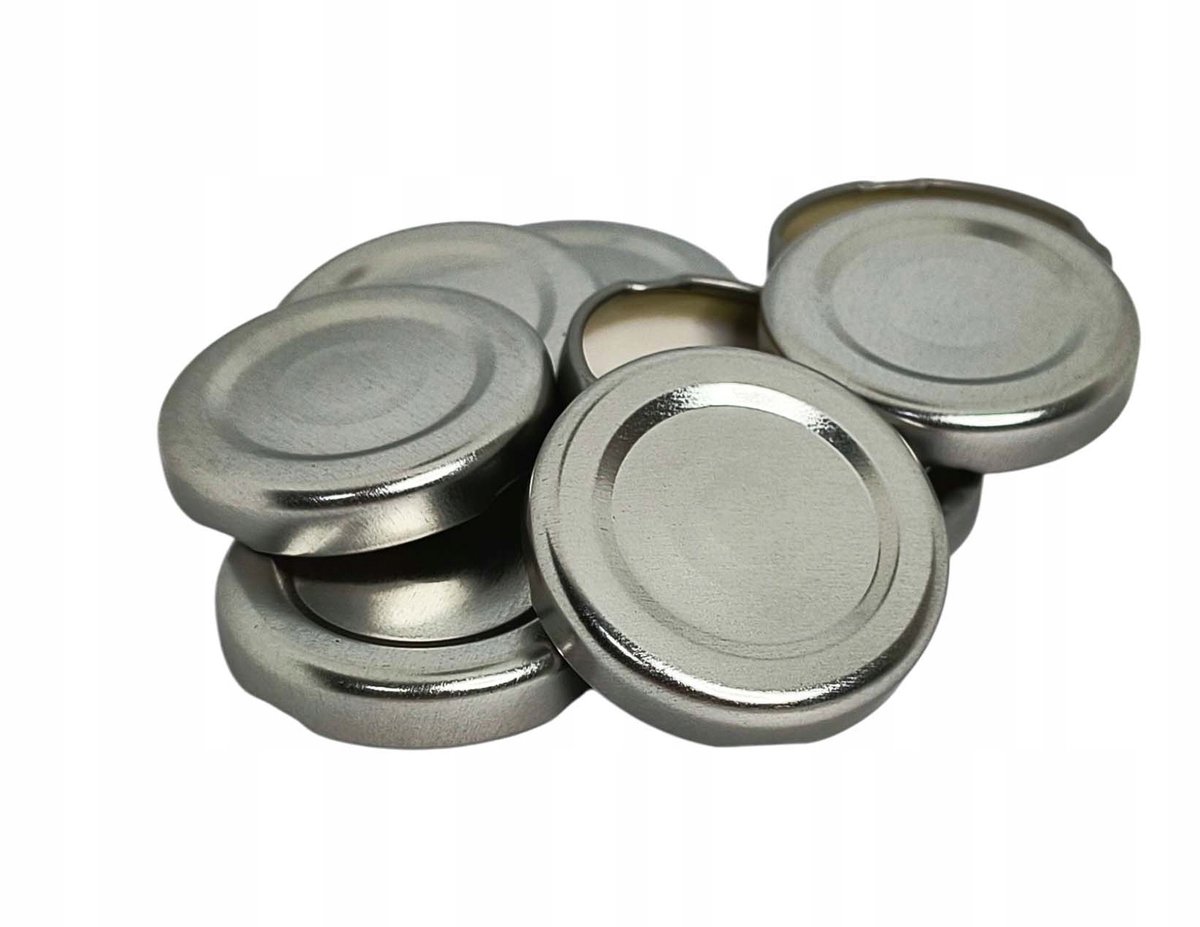Zilveren Twist-off Deksels FI 43mm 4-klik 10 stuks voor Potten