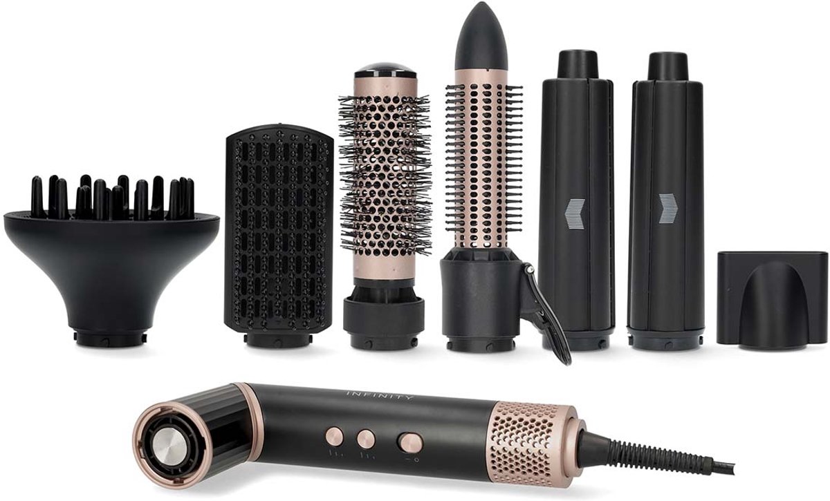 Melissa Infinity 7-in-1 Haarstyler - 1000 W - 6 Opzetstukken - 16640153