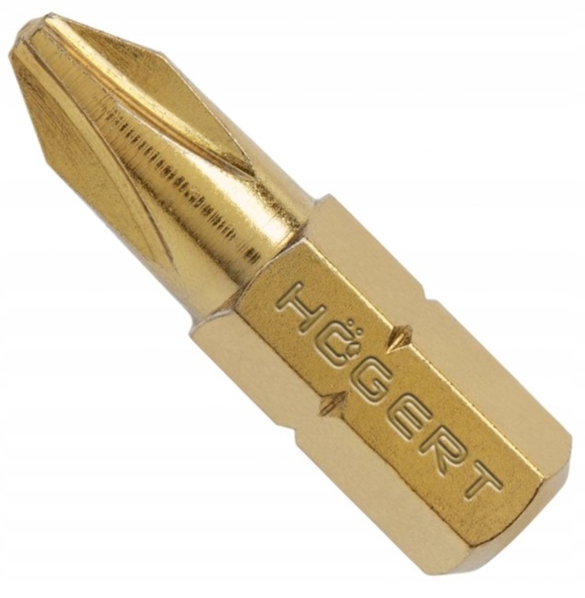 PH2 Schroefbits 25mm S2 Staal Titanium Coating 5 Stuks