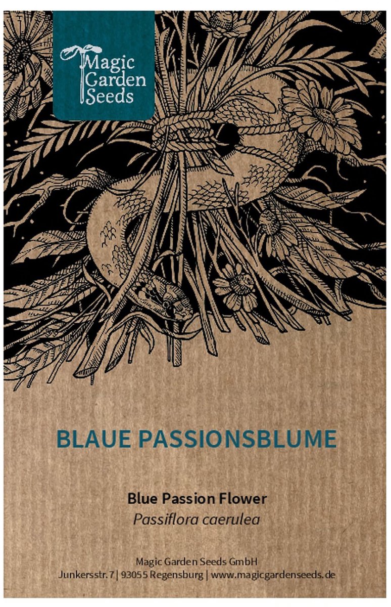 Solidchoice - Blauwe Passiebloem Zaadjes - Ongeveer 10 Stuks