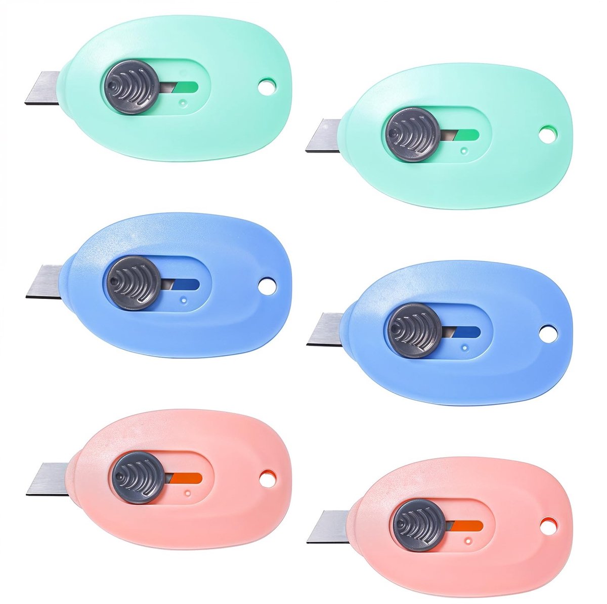 Elzusha - Set van 6 Mini Snijknives voor Precisiewerk en Creatieve Projecten