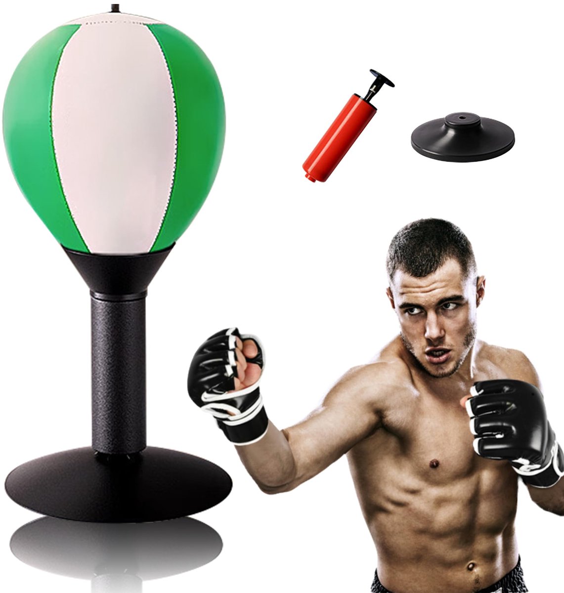 Elzusha - Rage Bag Desktop Punching Bag - Vrijstaande Bokszak voor Stressvermindering