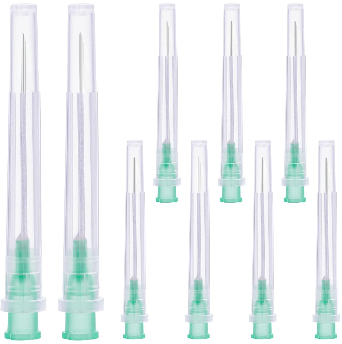 Elzusha - 100 Stuks RVS Drainpijp met Deksel, 21G
