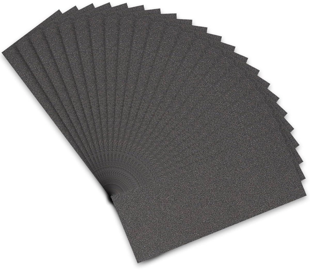 STEBRUAM Schuurpapier, 21-delige set, glaspapier voor hout met korrelgrootte 220, zandpapier, waterdicht, droog en nat - ShopVlot