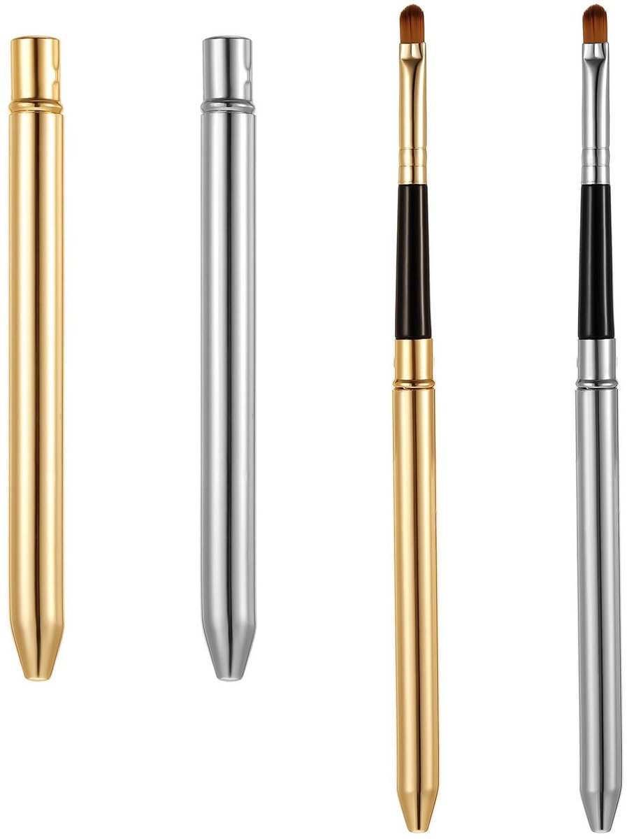 Elzusha - 2 Stuks Uittrekbare Lippenborstels voor Make-up