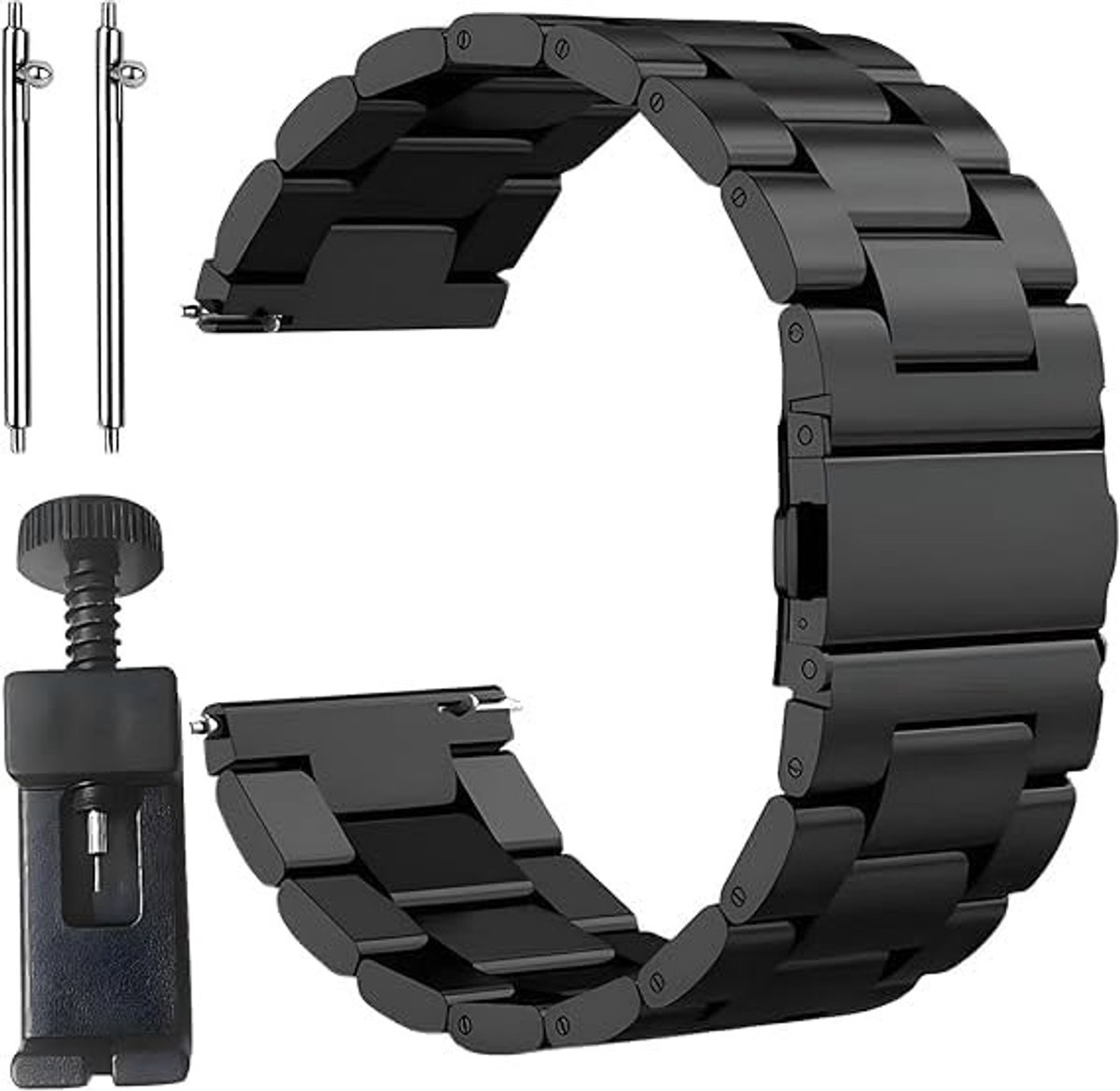 Elzusha - Premium Metaal Horlogeband 20mm voor Smartwatches