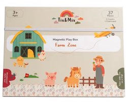 Tix&Mix Magnetic Play Box – Magnetische Speeldoos voor Kinderen – Creatief & Educatief Speelgoed – Vanaf 3 Jaar