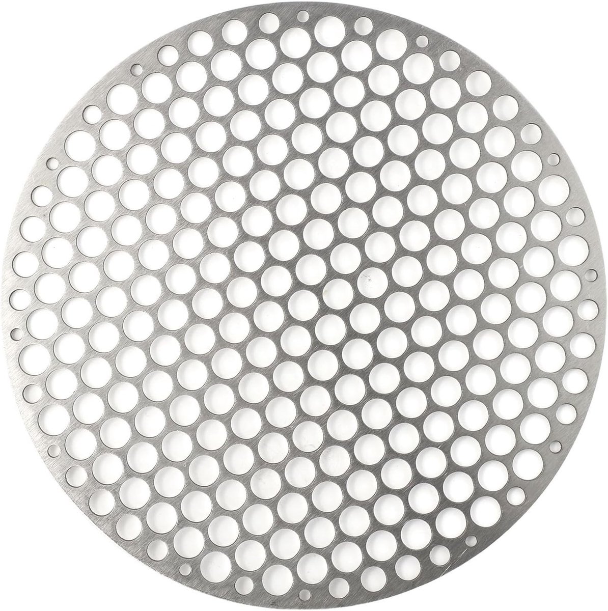 Rond RVS Grillnet voor BBQ, Herbruikbare Grillmat, Anti-aanbak BBQ Mesh, Perfect voor Oven en Stomen (20cm)