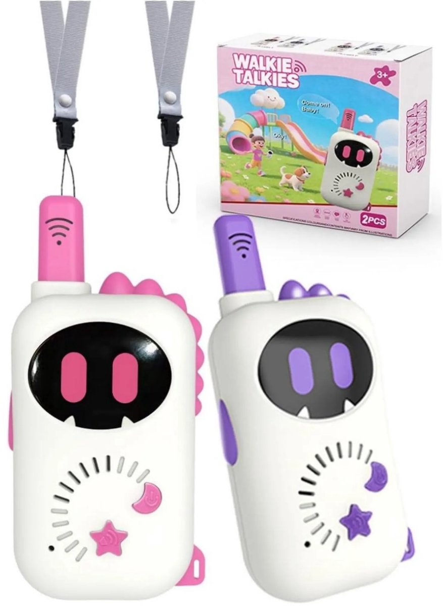 casalora - Kinderspeelgoed - Walkie talkie voor kinderen - 2 STUKS - Buiten speelgoed walkietalkie voor kinderen van 3 tot 9 jaar - Speelgoed cadeau