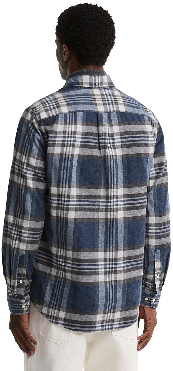 Barbour casual overhemd blauw