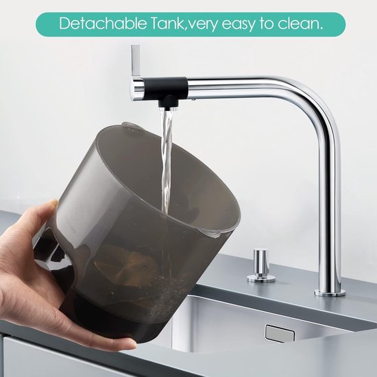 Fles Warmer - Waterdispenser - Babyvoeding Maken - 24/7 Warm Water - 1.7L Capaciteit - Zwart — afbeelding 2