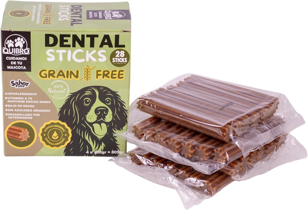 Dental Stick 28 Sticks - Grain Free - Hypoallergeen - Gezond kauwplezier voor honden - ShopVlot