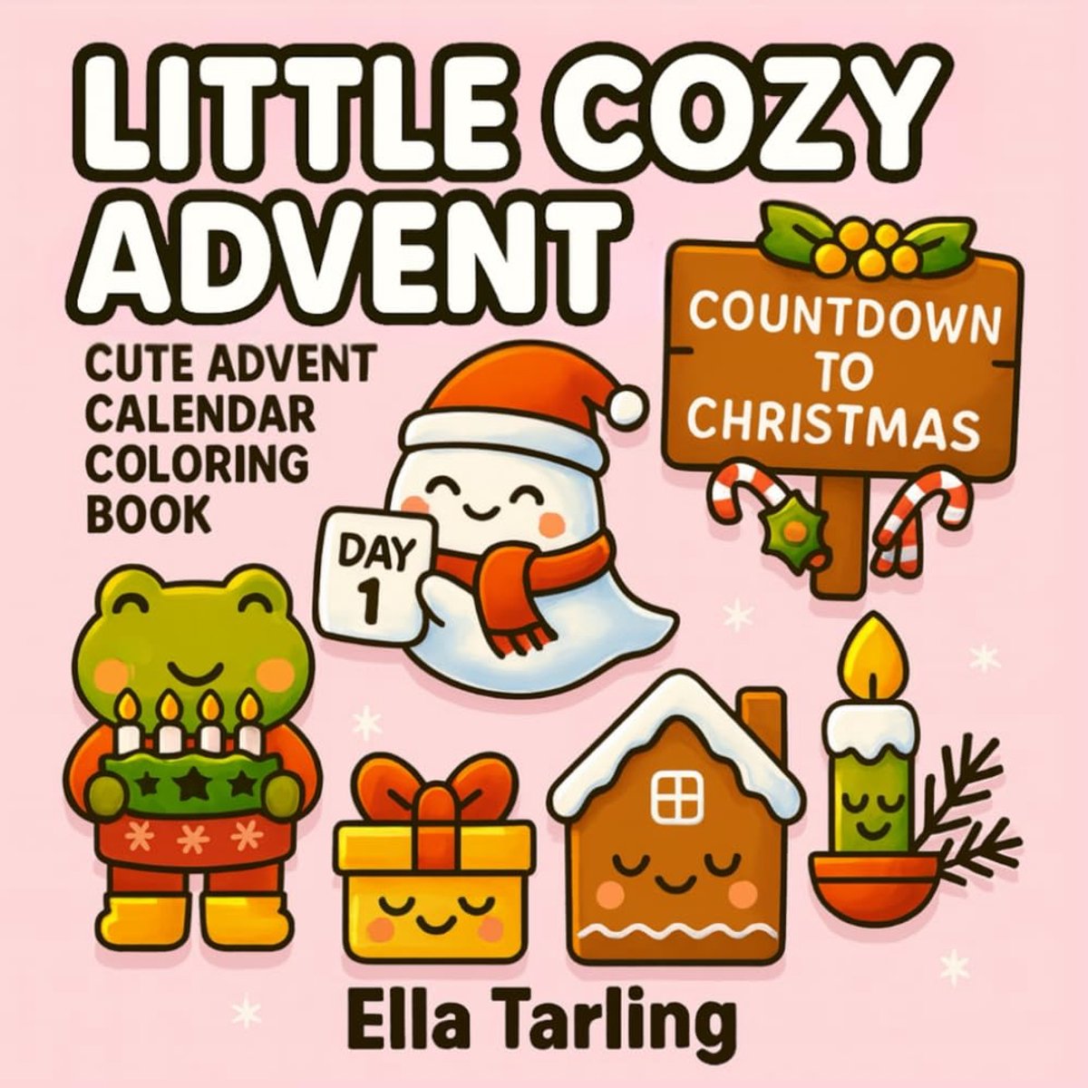 Little Cozy Advent – Cute Advent Calendar Coloring Book for Kids & Adults - ShopVlot