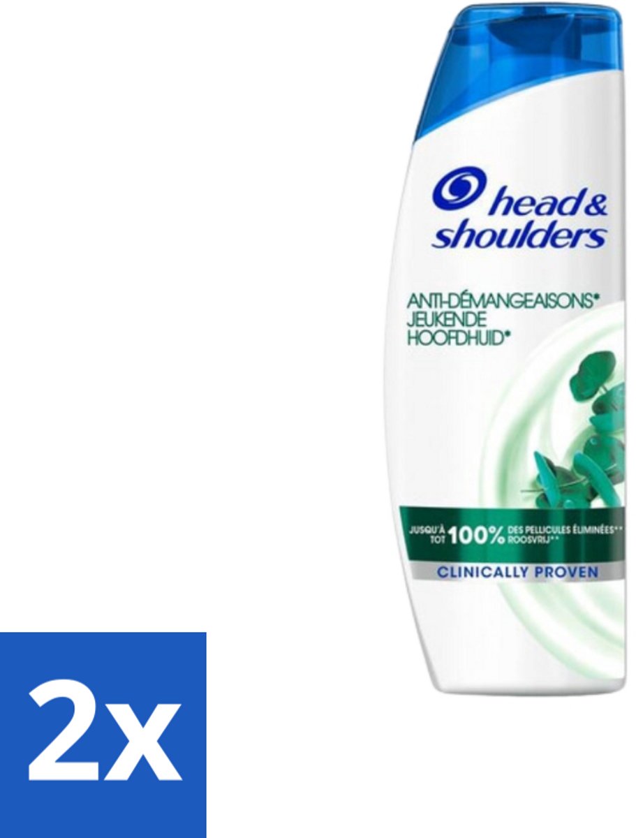 2 x Head & Shoulders - Anti-Roos Shampoo - Jeukende Hoofdhuid - 285 ml - Roos Shampoo - Anti-roos Shampoo - Jeukende Hoofdhuid - Hoofdhuidverzorging - Roosvrij Haar