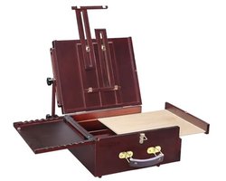 Draagbare Pochade Box voor Schilderen, Sketch Easel met Opslag en Nylon Draagtas - Ideaal voor Plein Air Schilderkunst