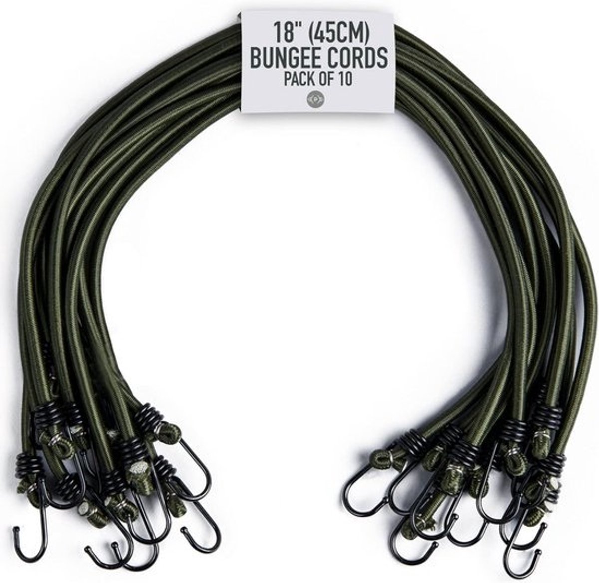 Veelzijdige Elastische Trekbanden met Haken - 10 Stuks in Diverse Maten voor Luchttransport, Camping en Meer