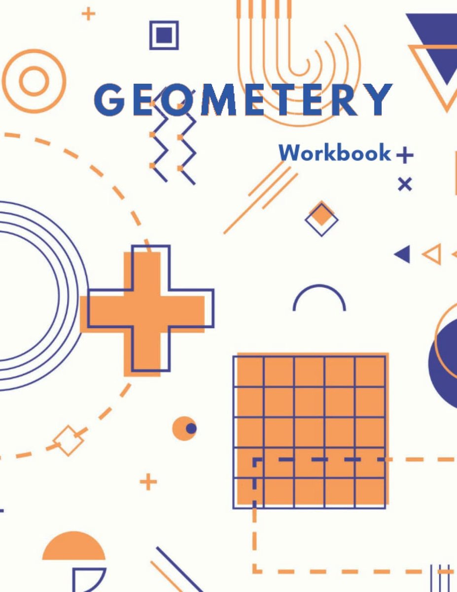 Geometriewerkboek lege pagina's voor diagrammen - voor punten, lijnen en hoeken - ideaal voor studenten en docenten - ShopVlot