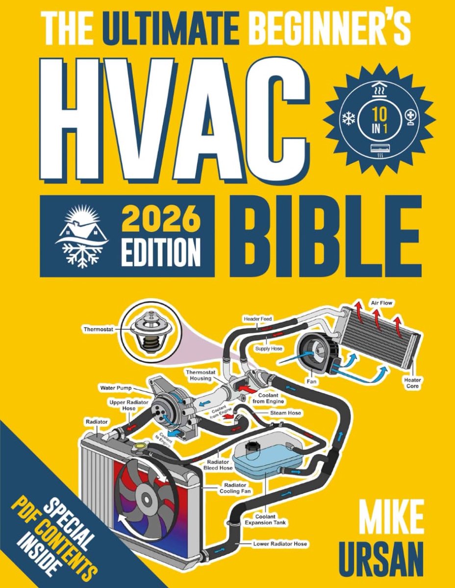 HVAC BIBLE [10 in 1] The Ultimate Beginner's Guide: Mastering Residential & Commercial Systems, Setup to Advanced - ShopVlot