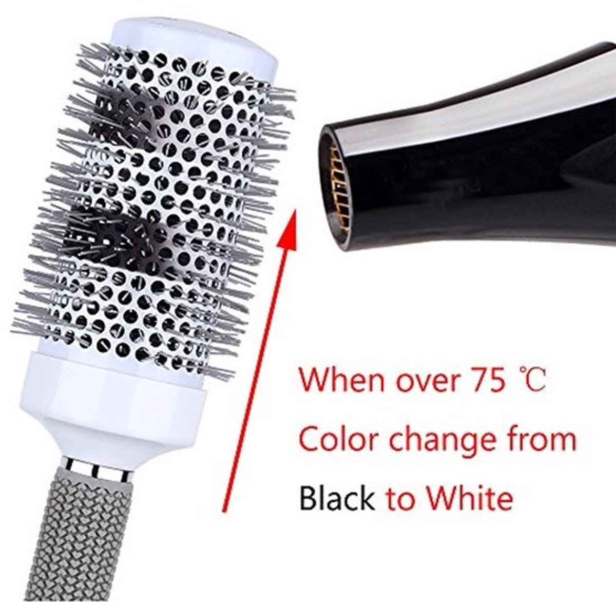 Ronde Thermische Keramische Borstelset voor Haarstyling - 5 Maten