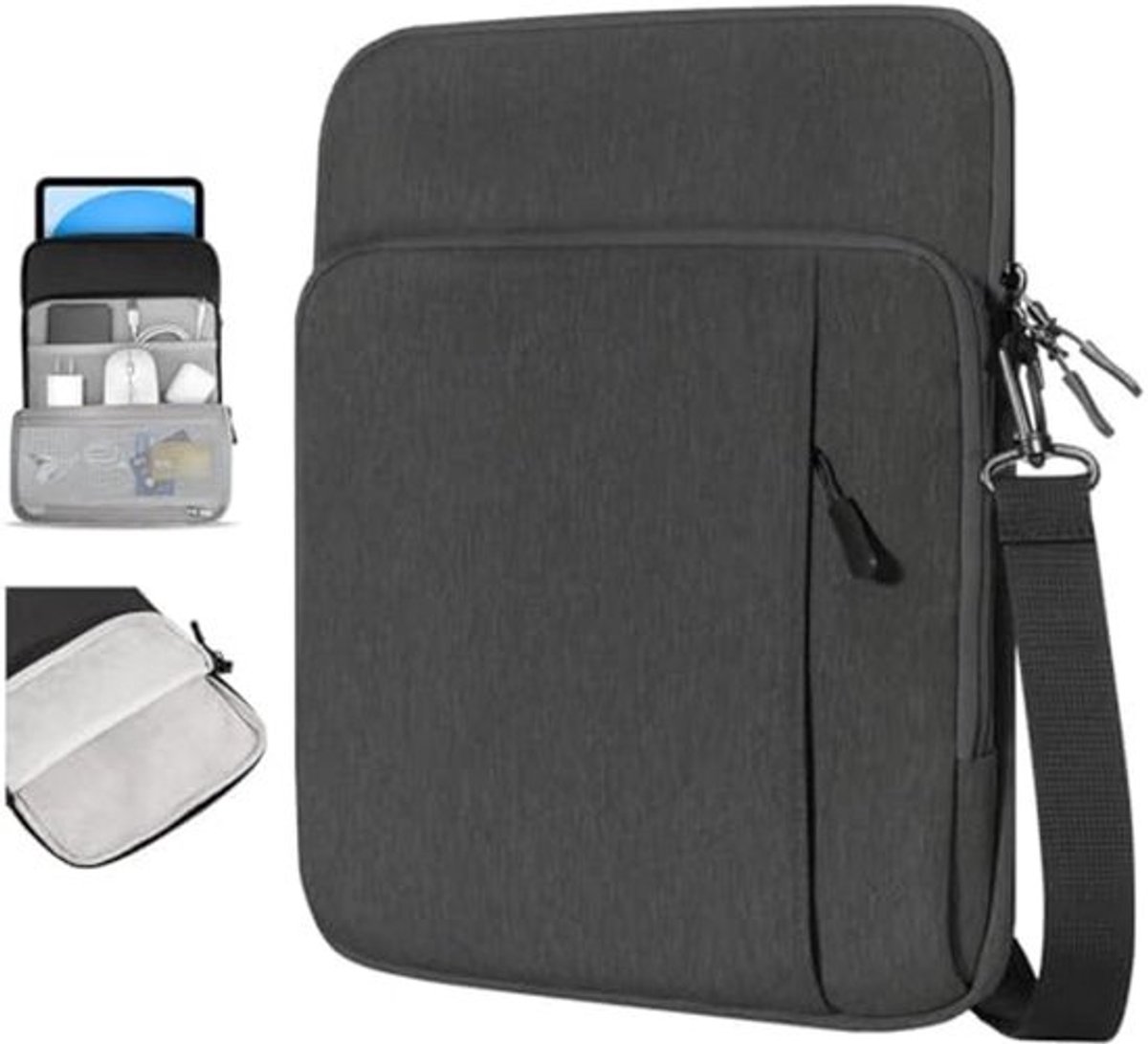 Universele Tablet Sleeve voor 9-11 Inch Tablets – Draagtas met Schouderriem