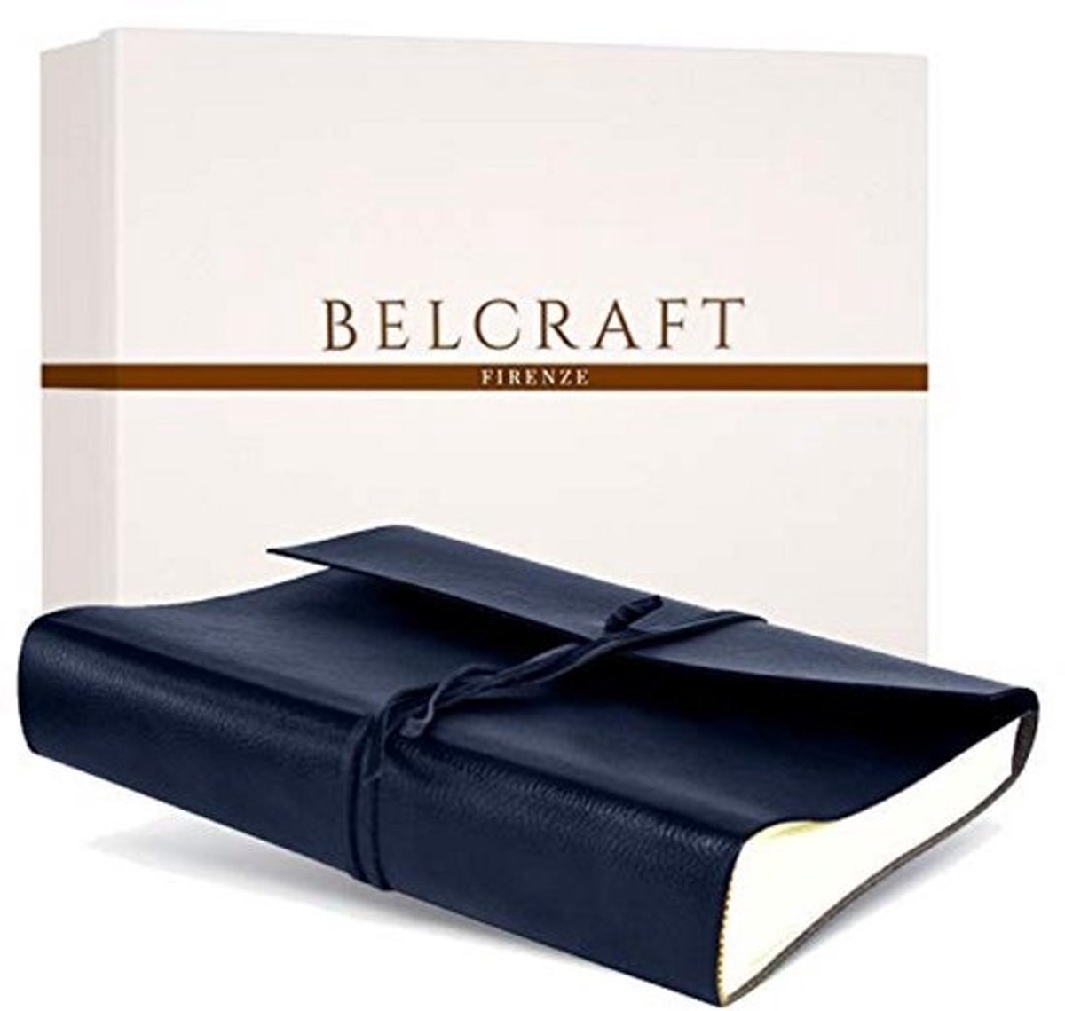 Fotoalbum van gerecycled leer - maritiem blauw, 6x4, A4 - Perfect voor herinneringen en personalisatie