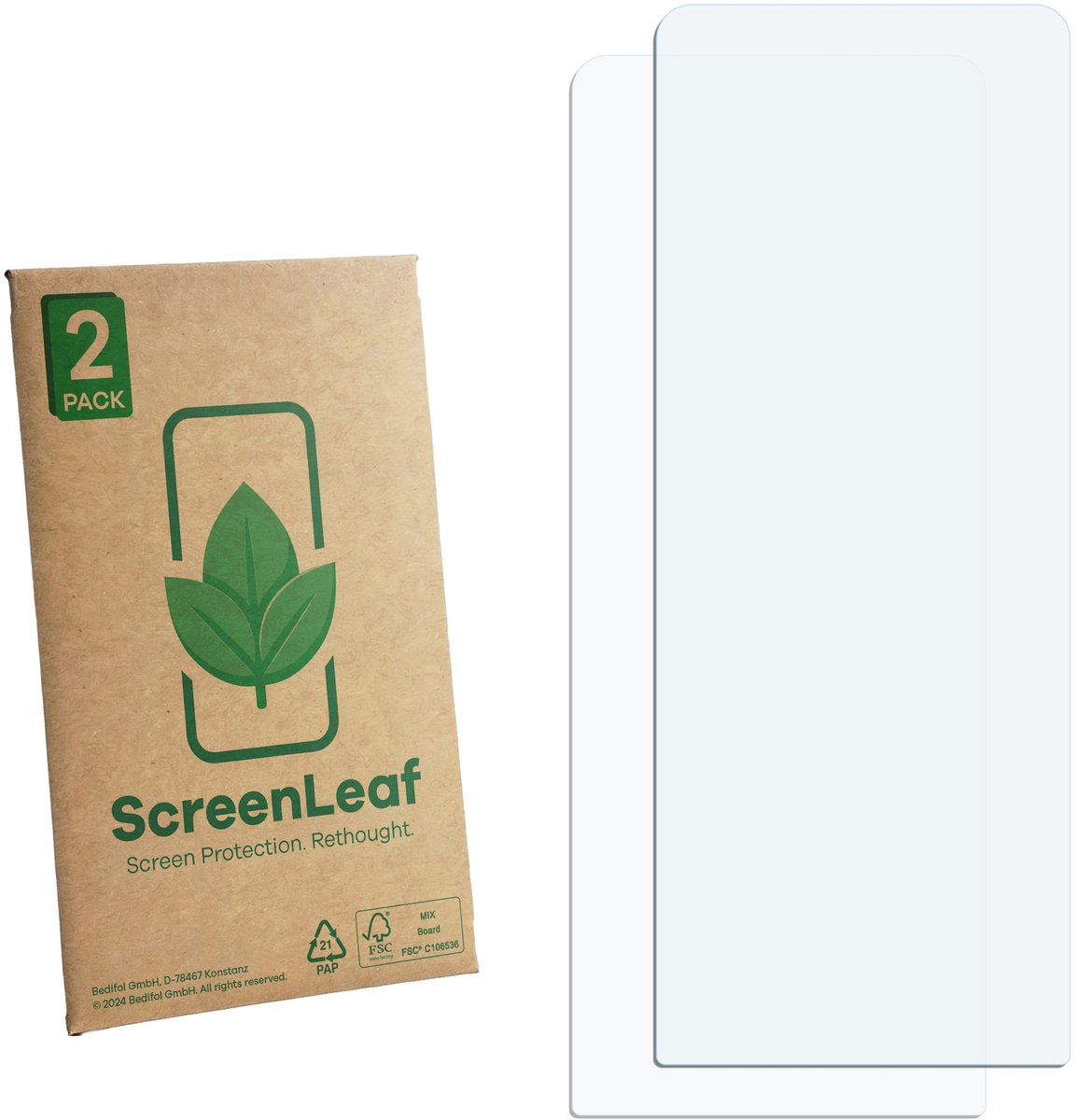 2 Stuks Screenprotector voor UGREEN Nexode Pro - Hoogwaardige Beschermfolie transparant