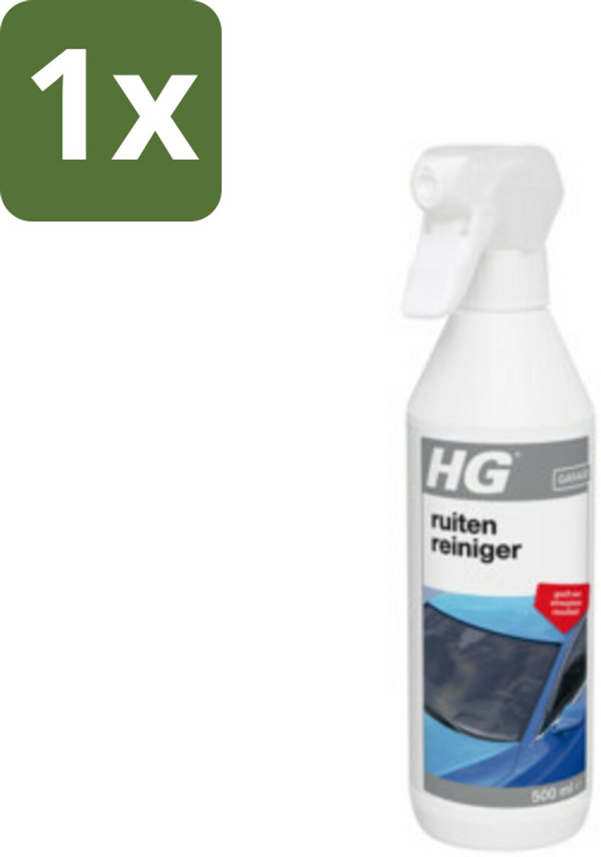 1 x HG Ruitenreiniger 500 ml - Ruitenreiniger - Ruiten Reinigen - Ruiten Reinigen Binnen En Buiten - Ruiten Reinigen Auto - Ruiten Reinigen Caravan