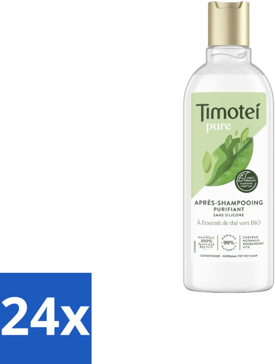 Timotei Conditioner - pure groene thee - 300 ml - Voordeelverpakking - 24 stuks