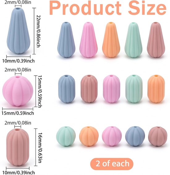 Kleurige Stopper Set voor Breinaalden - 30 Stuks in 3 Stijlen voor Efficiënt Breien en Organiseren — afbeelding 5