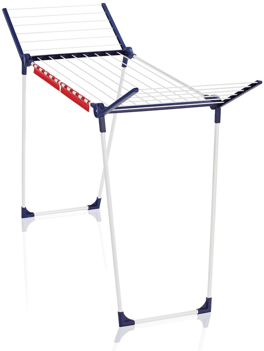 Famanu – Staand droogrek Pegasus 150 Solid Slim, 15 m wasrek voor het drogen van kleding