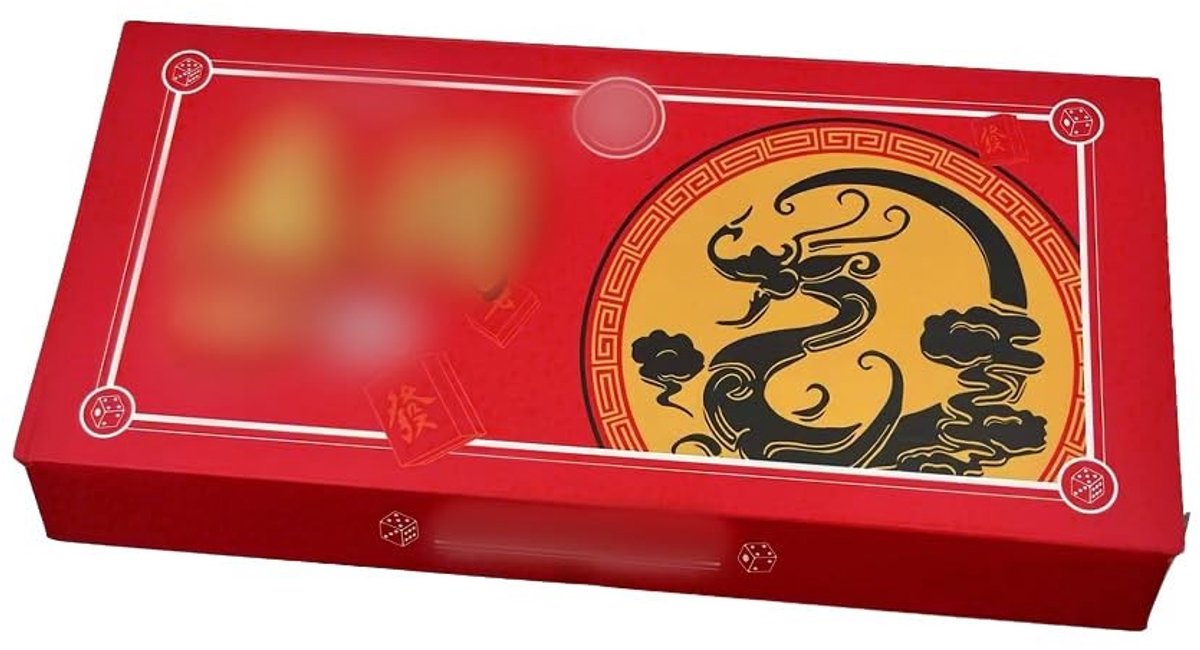 Solidchoice - 144 Delige Mahjong Set met Draagbare Opbergtas