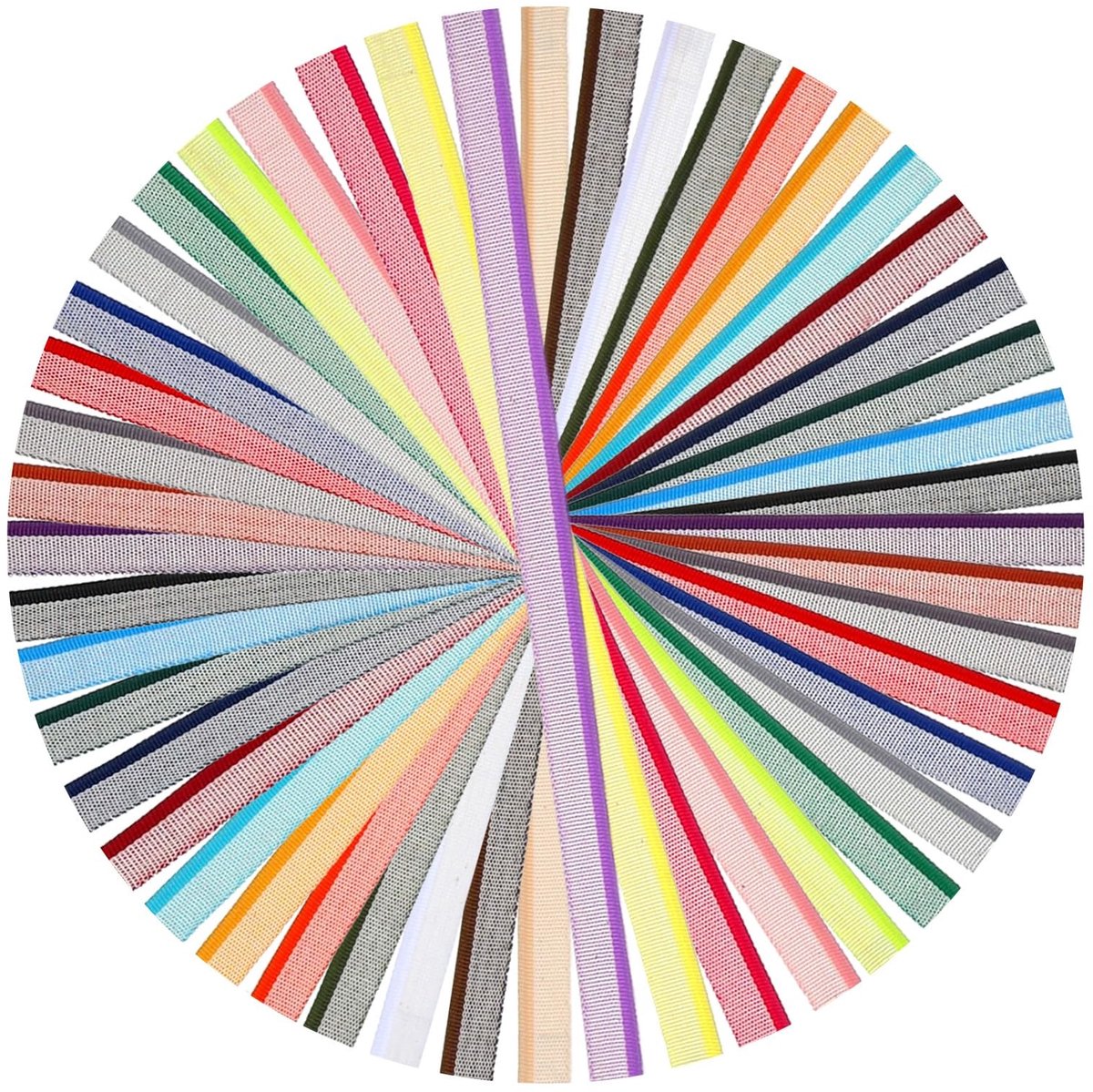 Solidchoice - Set van 24 Boekbinders Hoofdbanden Katoen 30 x 1.4 cm