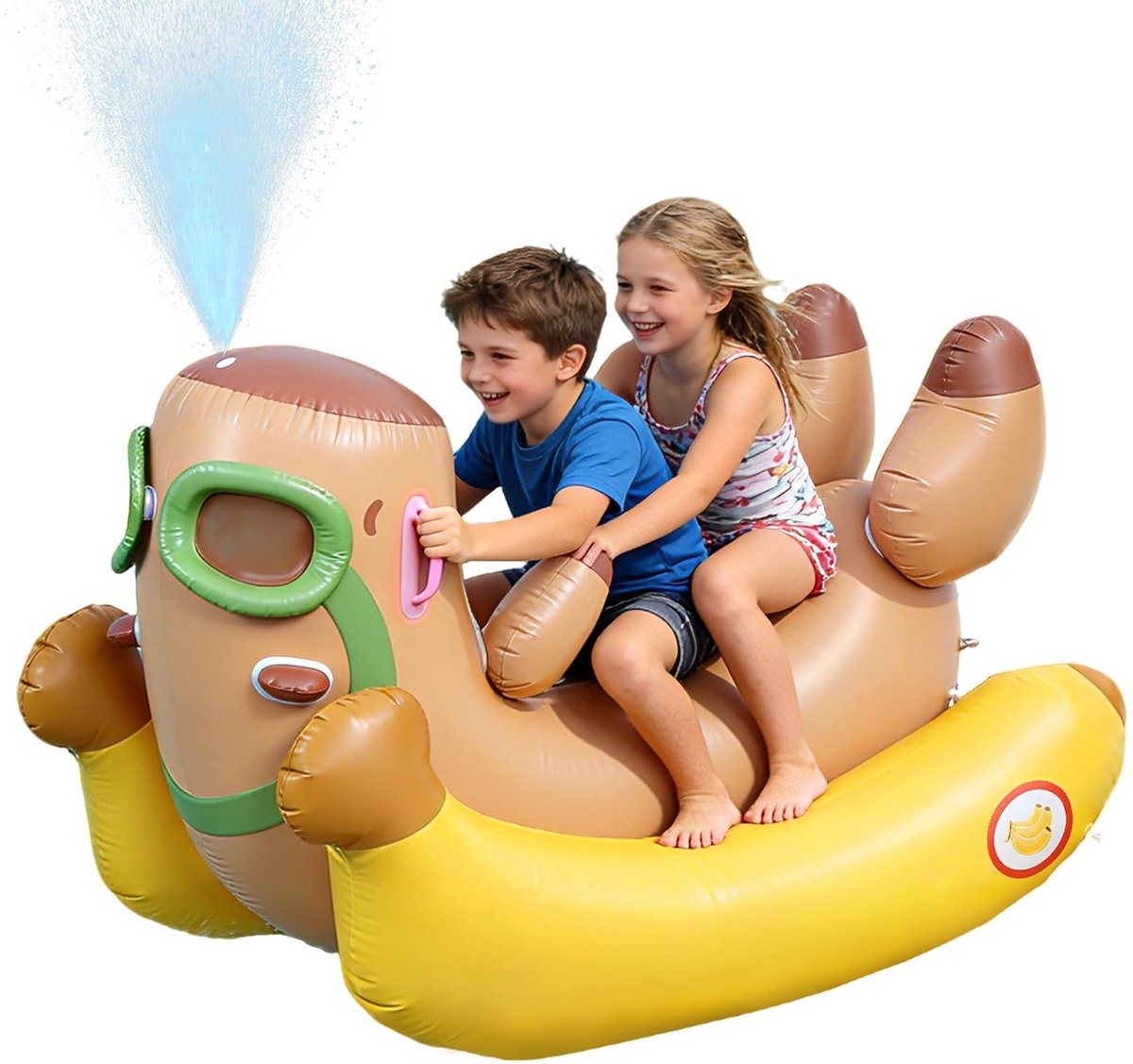 Solidchoice - 72 Inch Opblaasbare Zwembad Float met Sprinkler voor Kinderen