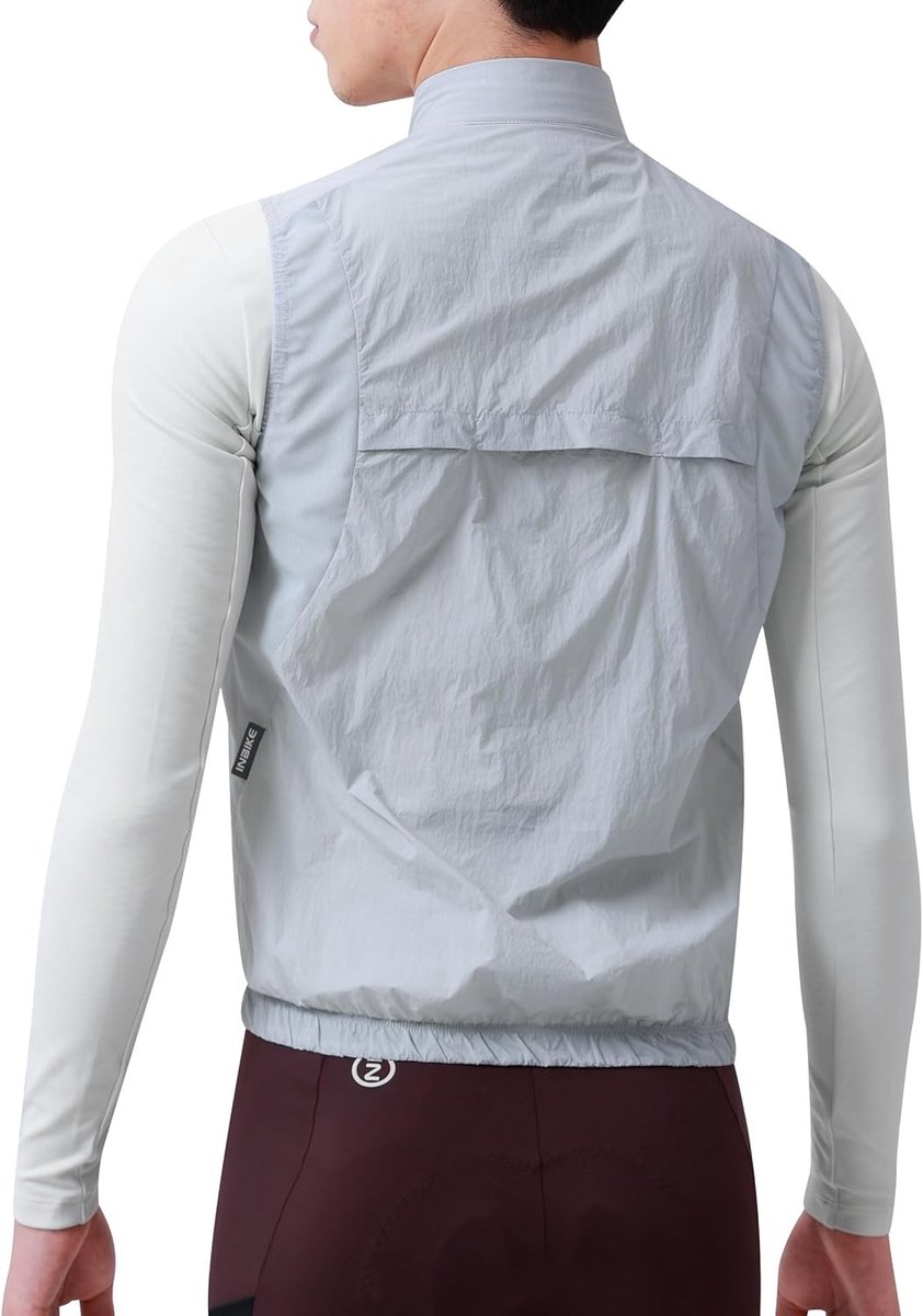 Loopvest – M Lichtgewicht Fietsvest voor Actieve Sporters Grijs