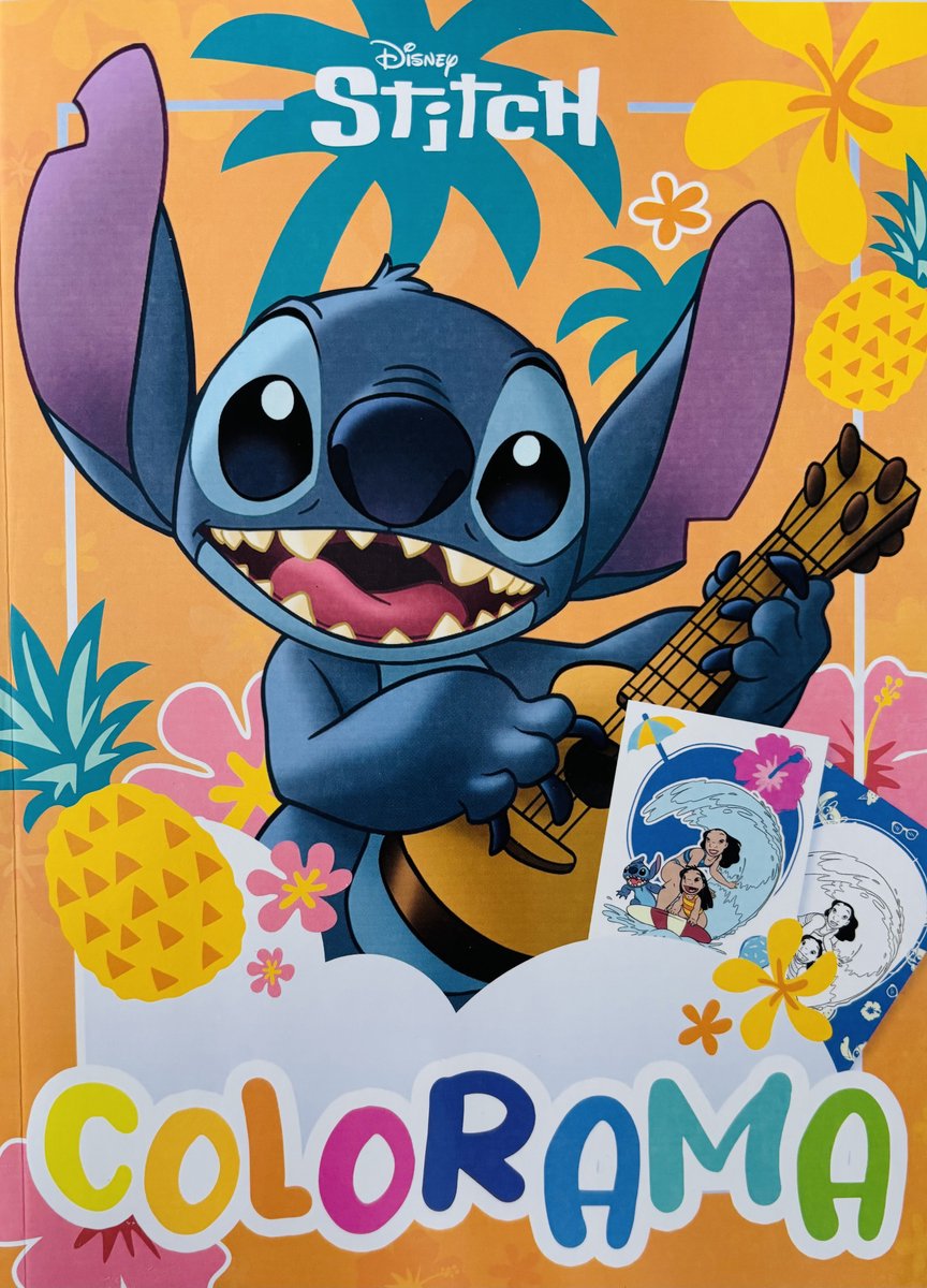 Disney Stitch Kleurboek A4 voor Kinderen – 48 Pagina’s met Kleurplaten – Lilo & Stitch