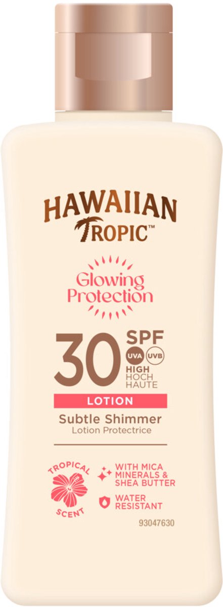 Hawaiian Tropic - Glowing Protection Lotion SPF 30 - 12 x 75 ml - Voordeelverpakking