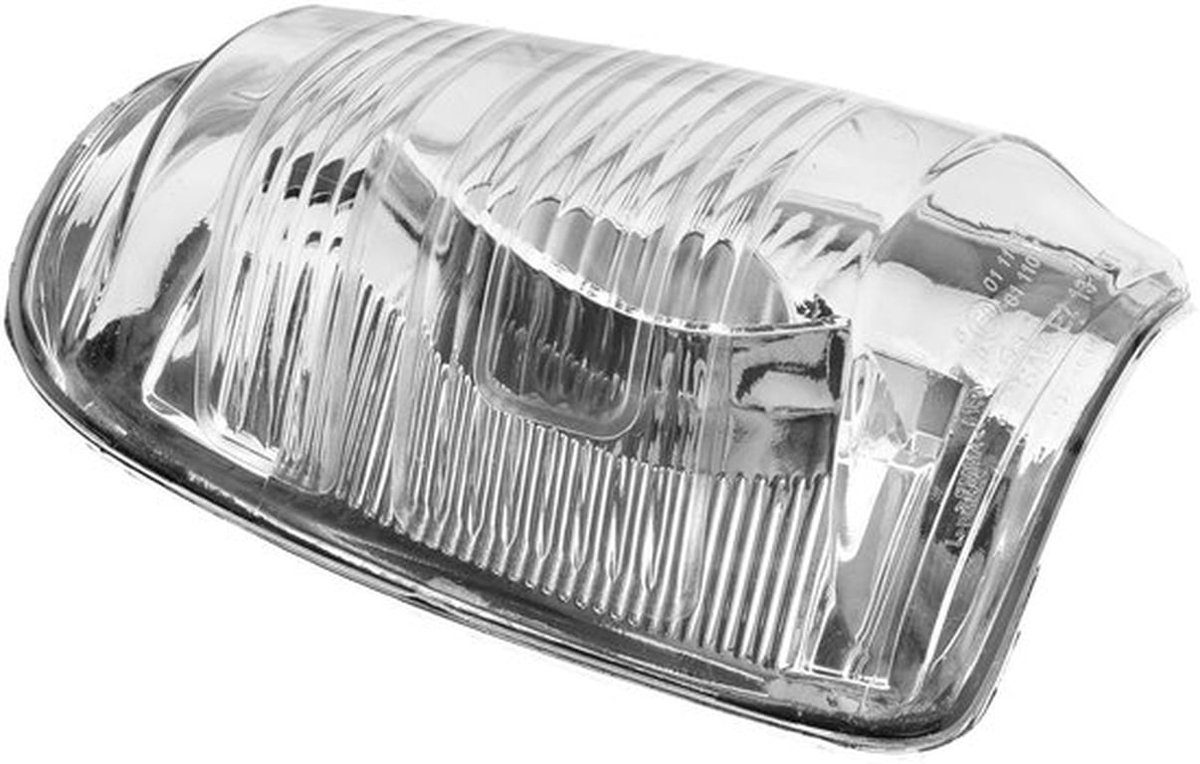 Achteruitkijkspiegel indicatorlamp-lens - vervangend onderdeel - wit - richtingaanwijzers - waterdicht - geschikt voor Ford Transit MK8