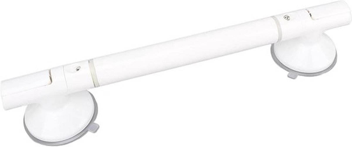 Douchebeugel 17,72 Inch - Antislip Zuignapbeugels voor Badkuipen en Douches - Lichtgevende Ring - Geen Boren Nodig - Zware Douchegreep - Verwijderbare Doucheleuningen - Ouderen Veiligheid.