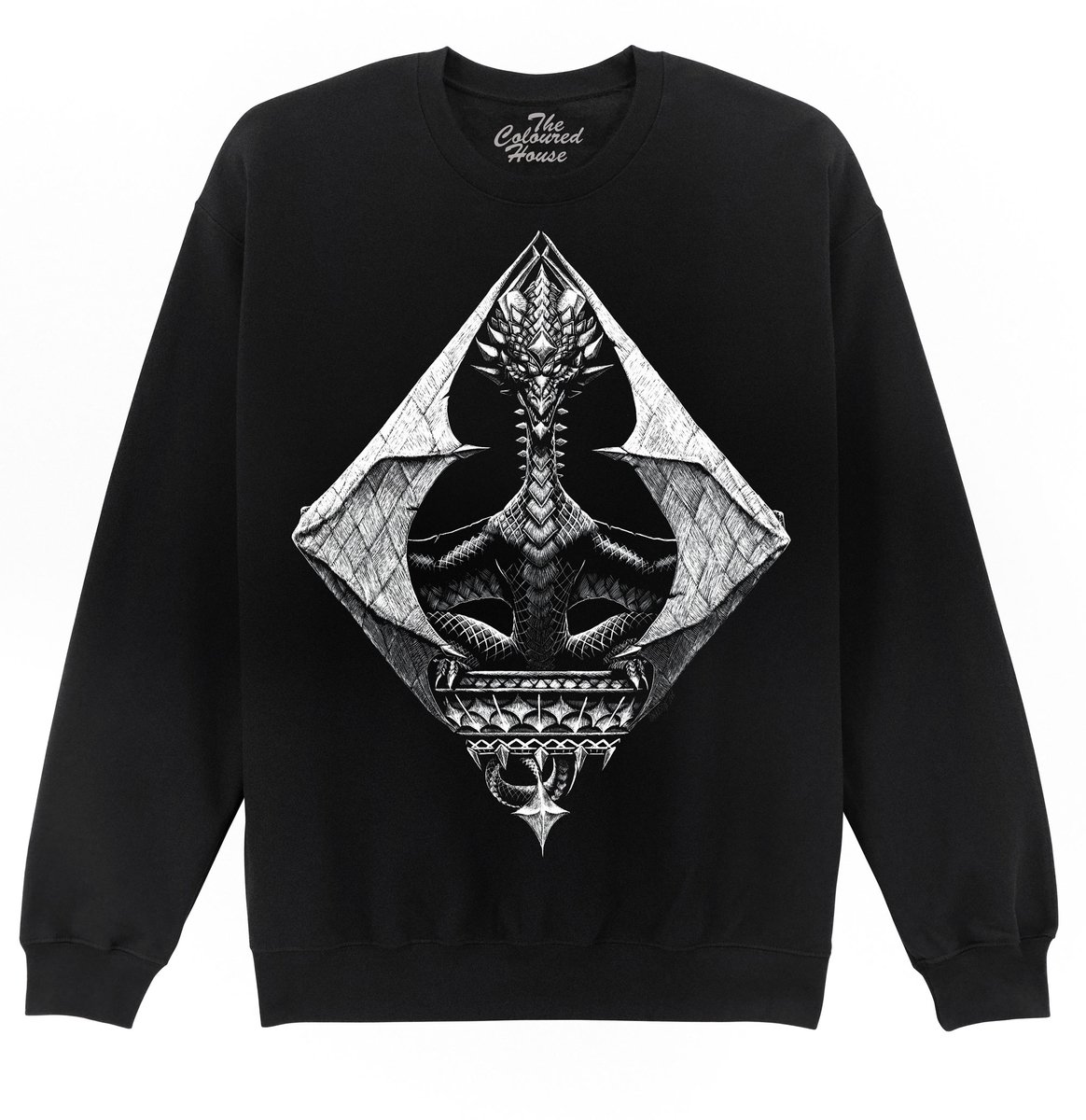 Draak Dragon Of Diamonds The Coloured House Sweater M