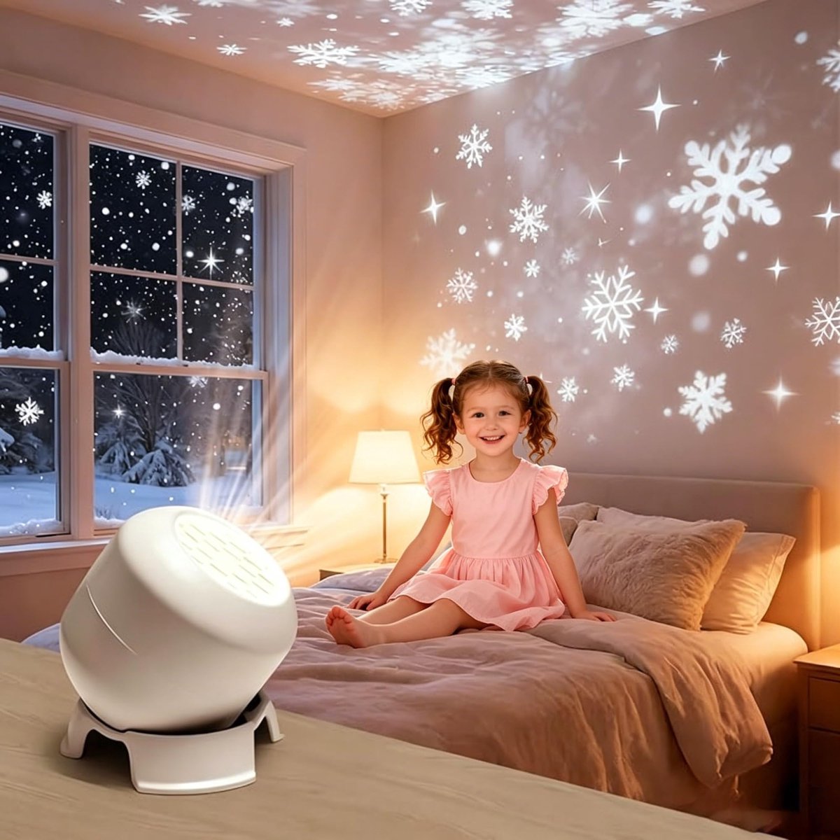 longziming - 2026 Dynamische Roterende LED-projector - 360° Draaibare Onderwaterwereld Projectorlamp - Instelbare Helderheid - Sfeerverlichting voor Ontspanning en Meditatie - Cadeau voor Jongens en Meisjes - Oceaan