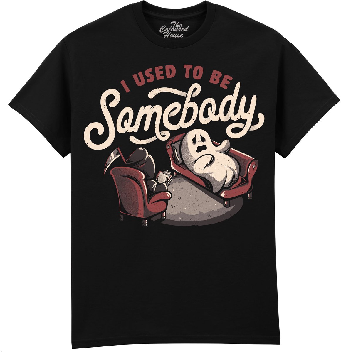 Geest Ghost I Used To Be Somebody The Coloured House T-shirt XXL
