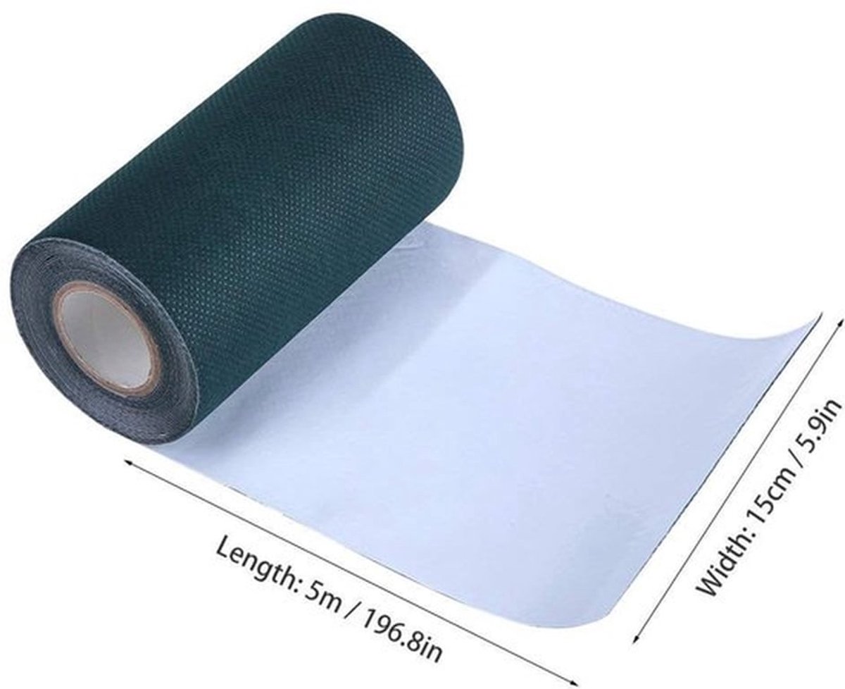 - Kunstgras Tape - Zelfklevend - Duurzaam en sterk - Groen - Verbinden en bevestigen - Voor tuin en tapijt