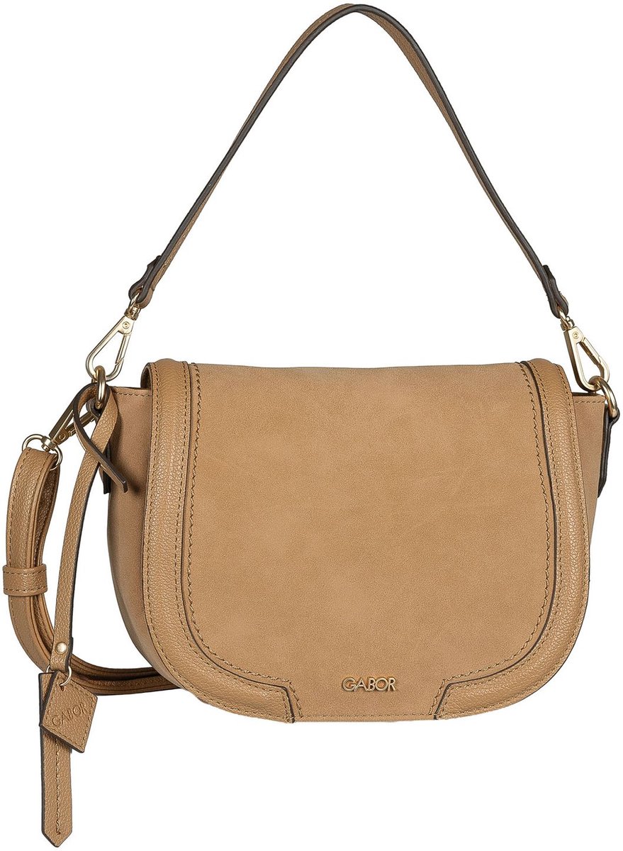 Gabor schoudertas Cira Saddle Bag Camel Lichtbruin