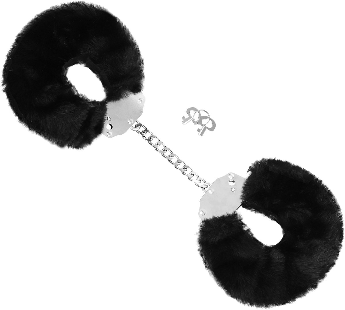Fixxx - Super Fluffy Handboeien met Bont - Zwart