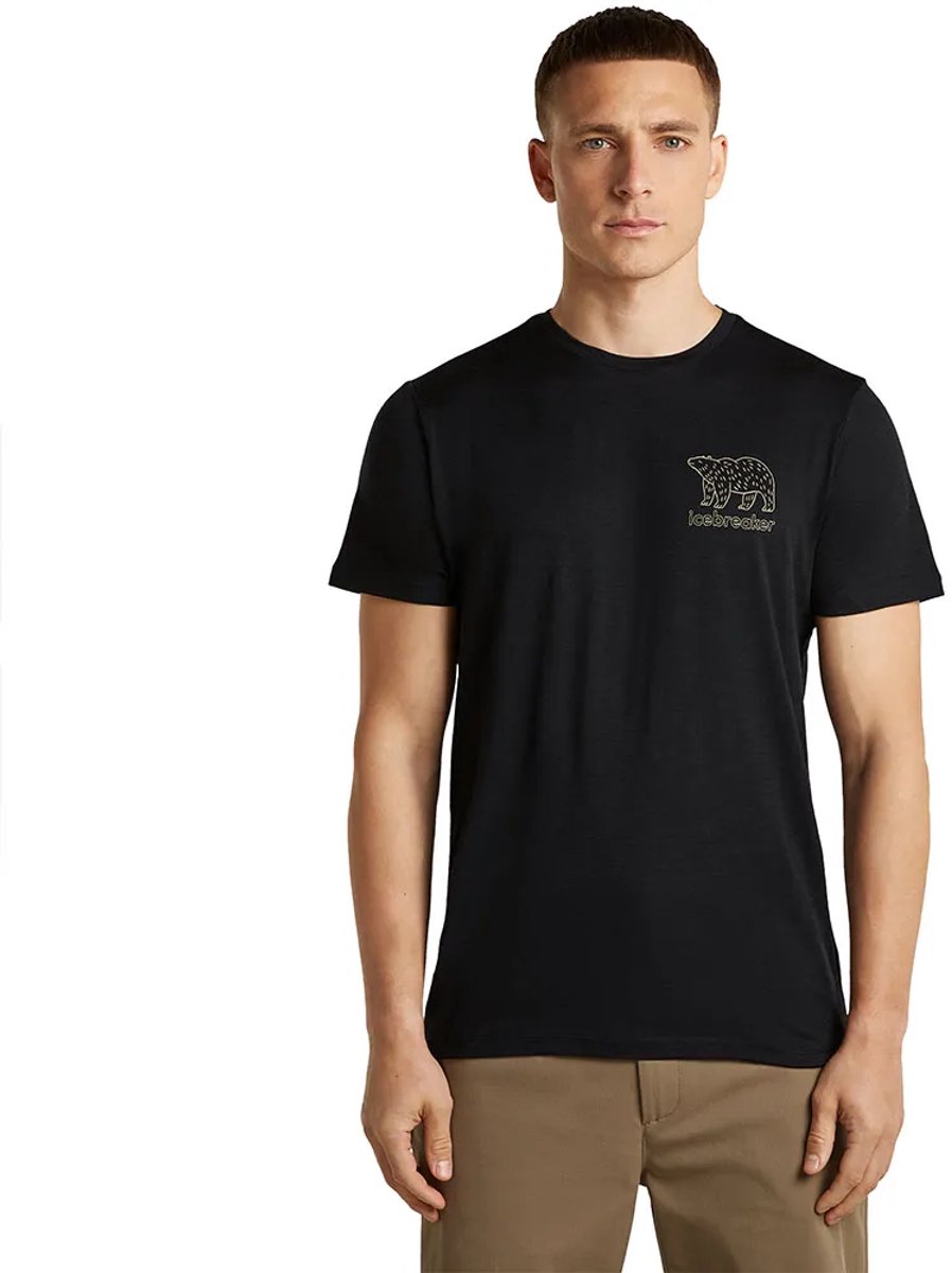 Icebreaker 150 Tech Lite Forest T-shirt Met Korte Mouwen S Man
