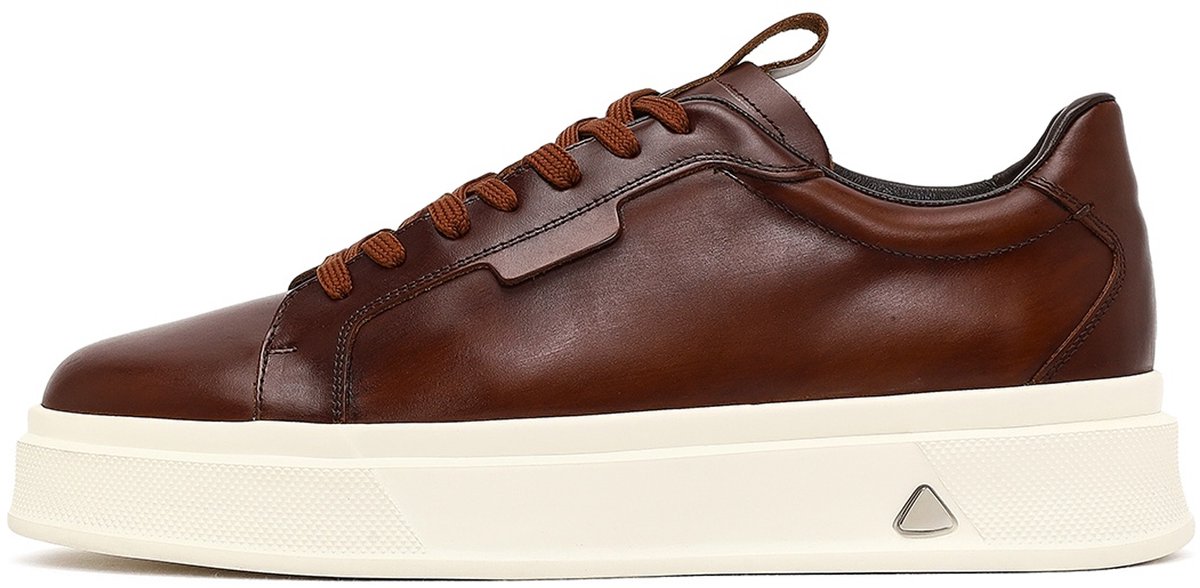 DERIMOD Platform Sneakers Echt Leren Platform Sneakers
