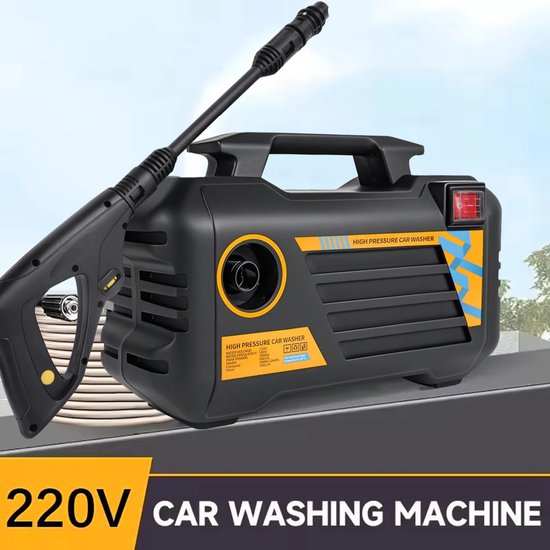 NextNovaDeals Hogedrukreiniger - 220V - Draagbare Autowasser - Met Schuimpot - Voor Vloer Meubels Tuin En Irrigatie - Waterdichte Schakelaar — afbeelding 5