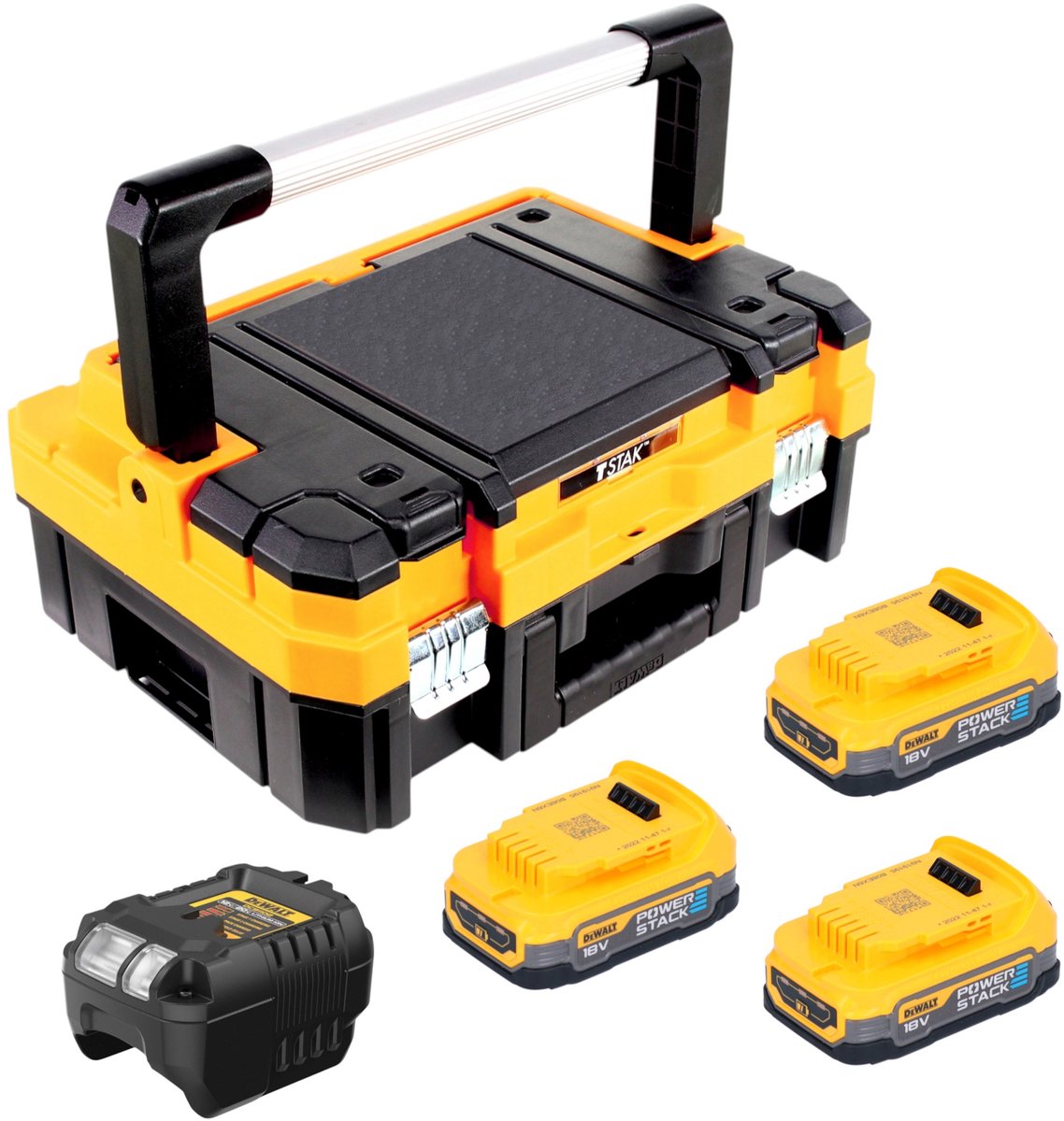 DeWalt DCBP 034 Powerstack-accu 18 V 1,7 Ah / 1700 mAh XR Li-Ion - met laadniveau-indicator